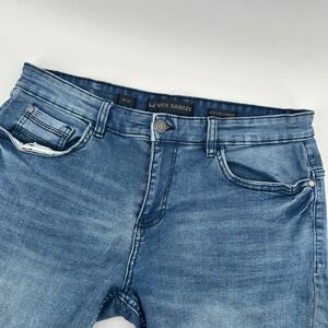 Nick Danger Denim Shorts Mens W34 Blue Casual Comfort Fit Summer medium‎ wash